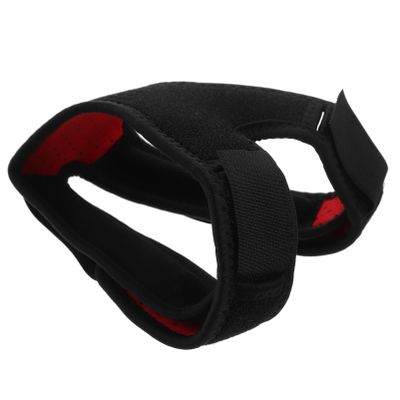 FOMIYES 4pcs Sports Patella Knee Strap Adjustable Compression Support Brace for Running Basketball and Fitness Breathable Ergonomic Design Reduces Strain Knees Black