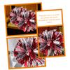 BESPORTBLE 3pcs Cheerleading Pompoms Aerobics Flower Ball Pom Poms for Cheerleading Portable Props view 2