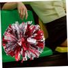 BESPORTBLE 3pcs Cheerleading Pompoms Aerobics Flower Ball Pom Poms for Cheerleading Portable Props view 4