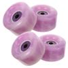 BESPORTBLE 4pcs Roller Skate Wheels Durable Pu Replacement Wheels with Bearings for Inline and Quad Skating Lightweight and Easy to Install Multi-color Design for Stylish Skating view 1