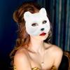 Cat Fox Mask Mask: Plush Cat Realistic Animal Furry Easter Masquerade for Carnival Halloween Party Cosplay Costume view 3