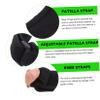 FOMIYES 3pairs Adjustable Patella Knee Strap Sports Knee Support for Running Cycling and Fitness Breathable Sweat-absorbent Material for Enhanced Comfort and Injury Prevention view 3