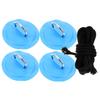 BESPORTBLE Kayak D-Ring Patch Set 4-Layer PVC Inflatable Boat D-Ring Buckle Sturdy Shocks Cord Hooks for Deck Anchor for Paddle Board and Canoe view 1