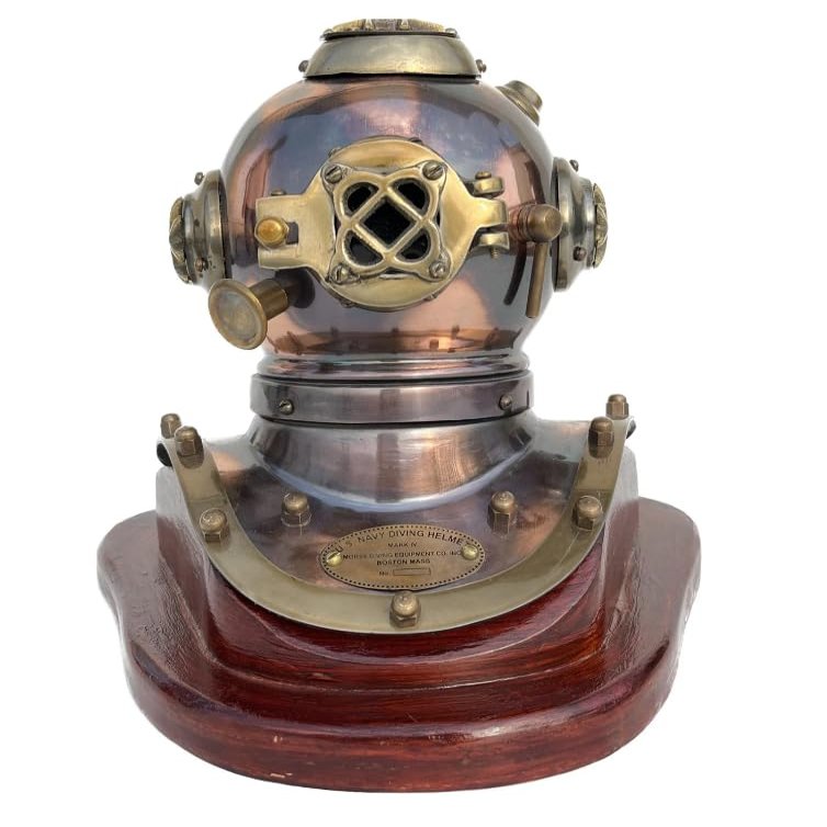 Marine Scuba Divers Helmet Solid Steel & Brass Diving Helmet Miniature 6 Inch Best Gift for HIM Gift for Aniversary Gift for All Occasion