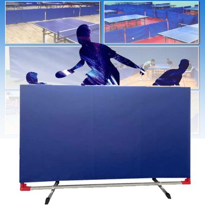 YLQFGUVWK Table Tennis Baffle, Foldable Table Tennis Court Fence, Heavy Duty Club Competition Portable Temporary Partition Screen Suitable for Schools, Stadiums (Size : 140x80CM-8PCS)