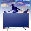 YLQFGUVWK Table Tennis Baffle, Foldable Table Tennis Court Fence, Heavy Duty Club Competition Portable Temporary Partition Screen Suitable for Schools, Stadiums (Size : 140x80CM-8PCS) view 1