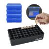 OYSERHOM Ammo Checkers Block for 9mm Case Gauge, Cartridge: 9mm Luger, Ammo Chamber Checker Cartridge Gauge Reloading Block, Set with Four 50-Round Flip-Top Ammo Boxes view 2