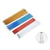 16PCS 186/188/259/261mm Blue/Gold/red/White Bicycle Mountain Bike 14G Spokes 20/24/26/29 Inch Bike Spoke with Nipples (Color : 261mm White) view 1