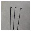 37Pcs 14G Black Color Bicycle Spokes Material 45# Steel Diameter 2.0MM Mountain Bike Needles J-Bend Round Body Riding Wheel Parts (Color : Length 279mm) view 2