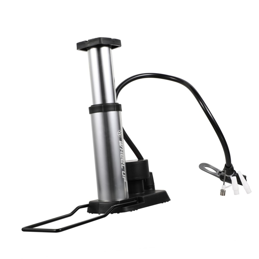 BESPORTBLE Compact Foot Pump Pressure Gauge Purpose for Bicycles Electric Bikes Motorcycles Balls Aluminum Alloy Construction