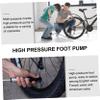 BESPORTBLE Compact Foot Pump Pressure Gauge Purpose for Bicycles Electric Bikes Motorcycles Balls Aluminum Alloy Construction view 2