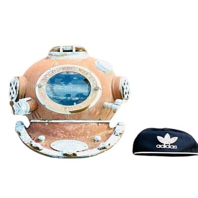 Nautical Scuba Diving Divers Helmet | 1921 Engineering Anchor Diving Helmet Gift
