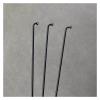 20 Pieces A Lot 14G Diameter 2.0mm Black Color Bicycle Spokes J-Bend Round Body Length (Color : Length 279mm) view 2