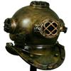 NineFit Basics Antique Diving Helmet Deep Sea Scuba Boston US Navy Mark V Maritime Divers Brass view 1