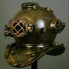 NineFit Basics Antique Diving Helmet Deep Sea Scuba Boston US Navy Mark V Maritime Divers Brass view 3