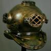 NineFit Basics Antique Diving Helmet Deep Sea Scuba Boston US Navy Mark V Maritime Divers Brass view 4