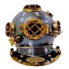 NineFit Basics Diving Divers Helmet - US Navy 18"" Mark V - Nautical Home & Office Decor, As Shown in image view 1