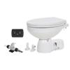 Jabsco Quiet Flush E2 Fresh Water Toilet Regular Bowl - 12V  Soft Close Lid view 1