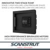 Scanstrut SC-AOB-A2 Atmos 12V Integrated Air Station with Brushless Technology view 3