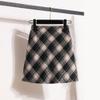 Kids Skirts Plaid A-line Mini Skirts with Pockets for Girls (US, Alpha, 3X-Large, Regular, Short, Black) view 2
