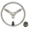 Uflex - V46-13.5" Stainless Steel Steering Wheel w/Speed Knob Ch... [V46 KIT] view 1