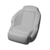 TACO Marine BA1-25WHT Anclote Diamond Bucket Seat - White view 1