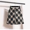 Kids Skirts Plaid A-line Mini Skirts with Pockets for Girls (US, Alpha, Medium, Regular, Short, Black) view 3