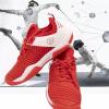 KJHY Fencing Shoes Youth Professional Training Shoes Male and Female Children's Foil Fencing Equipment Fencing Competition Sports Shoes (Thickness : Red, Size : 33) view 2