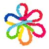 5m Rainbow Tension Rope for Children, Elastic Elastic Exercise Band, Cooperative Play Equipment for Outdoor Group Building, Double-Stitched Soft Flannelette, perceptual Training Tool