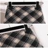 Kids Skirts Plaid A-line Mini Skirts with Pockets for Girls (US, Alpha, X-Large, Regular, Short, Black) view 4