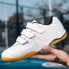 KJHY Fencing Shoes Professional Training and Sports Shoes for Men and Women Youth Foil Fencing Equipment Non-Slip Fencing Shoes for Competitive Competitions (Thickness : White, Size : 31) view 3