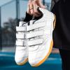 KJHY Professional Fencing Shoes Men's and Women's Fencing Sports Shoes Fencing Competition Shoes Wear-Resistant and Non Slip (Thickness : White, Size : 38) view 2