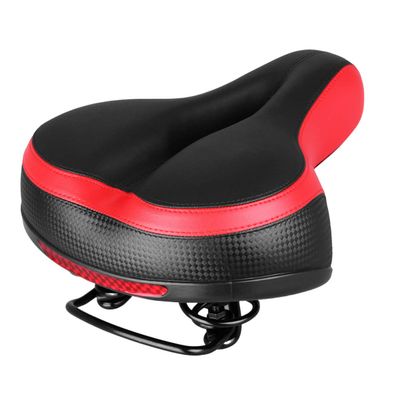 POPETPOP Comfortable Bike Saddle Pad Spring Saddle for Cycling Wide Seat for Mountain Road Bikes