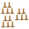 BESPORTBLE 15pcs Rubber Tees Tour Tee Golf Mat for Winter No Lightweight Easy to Carry view 1