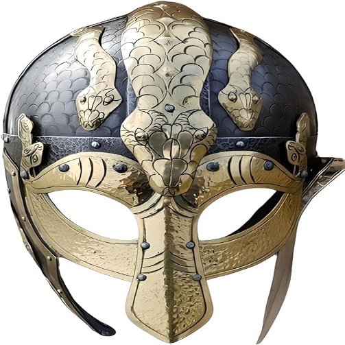 Medieval Snake Hardened Fences Wickes Helmet Medieval Viking Norman Helmet Medieval Viking Handmade Black Powder Coating Helmet By Antique House Craft