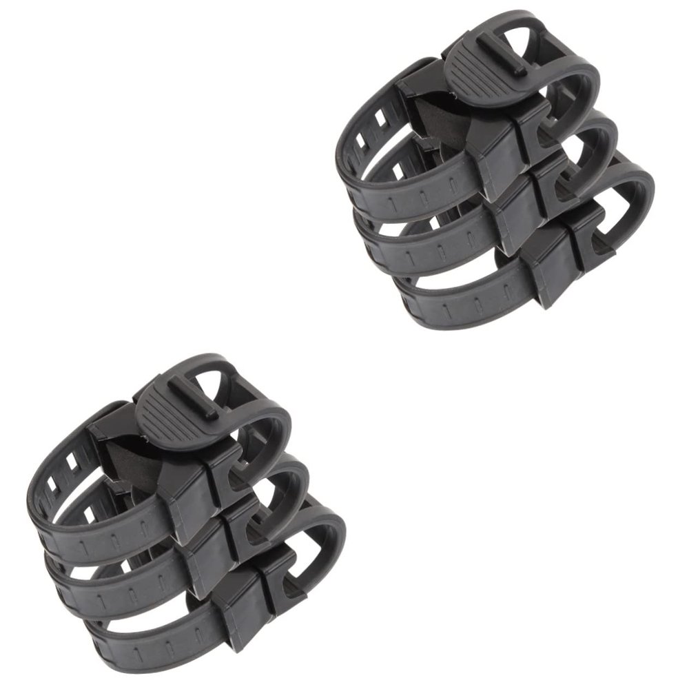 BESPORTBLE 6pcs Rotatable Bike Flashlight Mount Bike Handlebar End Lights Bracket Flashlight Holder for