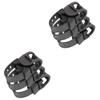 BESPORTBLE 6pcs Rotatable Bike Flashlight Mount Bike Handlebar End Lights Bracket Flashlight Holder for view 1