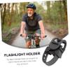 BESPORTBLE 6pcs Rotatable Bike Flashlight Mount Bike Handlebar End Lights Bracket Flashlight Holder for view 3