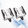POPETPOP 2pcs Non-Slip Aluminum Alloy Mountain Bike Pedals Platform Pedal for Road and Trail Cycling Silver view 2