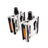 POPETPOP 2pcs Non-Slip Aluminum Alloy Mountain Bike Pedals Platform Pedal for Road and Trail Cycling Silver view 3