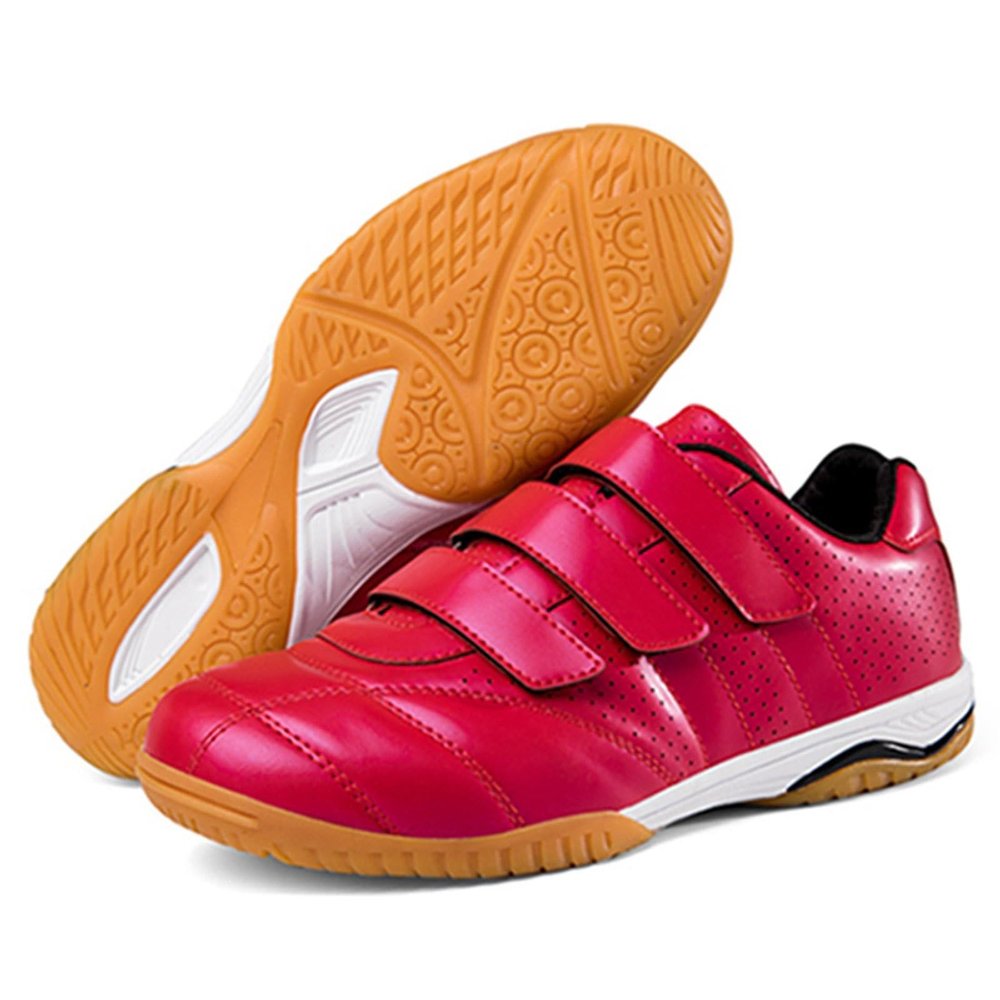 KJHY Professional Fencing Shoes Men's and Women's Fencing Sports Shoes Fencing Competition Shoes Wear-Resistant and Non Slip (Thickness : Red, Size : 42)