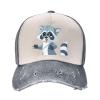 Cute Raccoon Fashion Retro Baseball Caps,Casual Baseball Caps,Cowboy Hats,Embrace Fashion and Function view 3