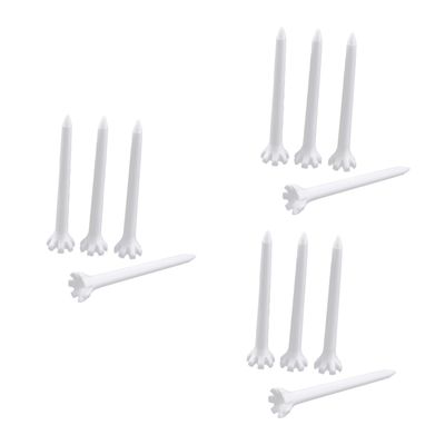 BESPORTBLE 300pcs Plastic Tees Set for Golf Practice Unbreakable Simulator Tees Accessories Training Equipment Supplies Golf