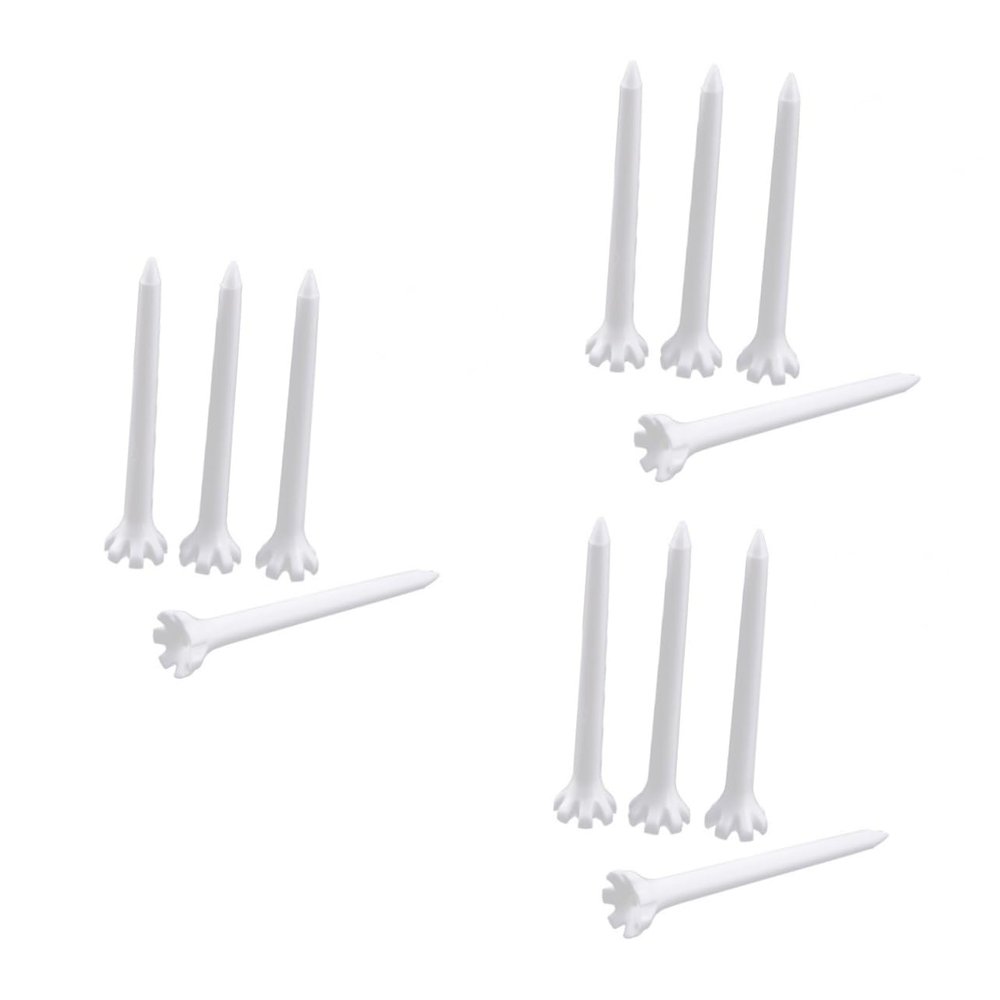 BESPORTBLE 300pcs Plastic Tees Set for Golf Practice Unbreakable Simulator Tees Accessories Training Equipment Supplies Golf
