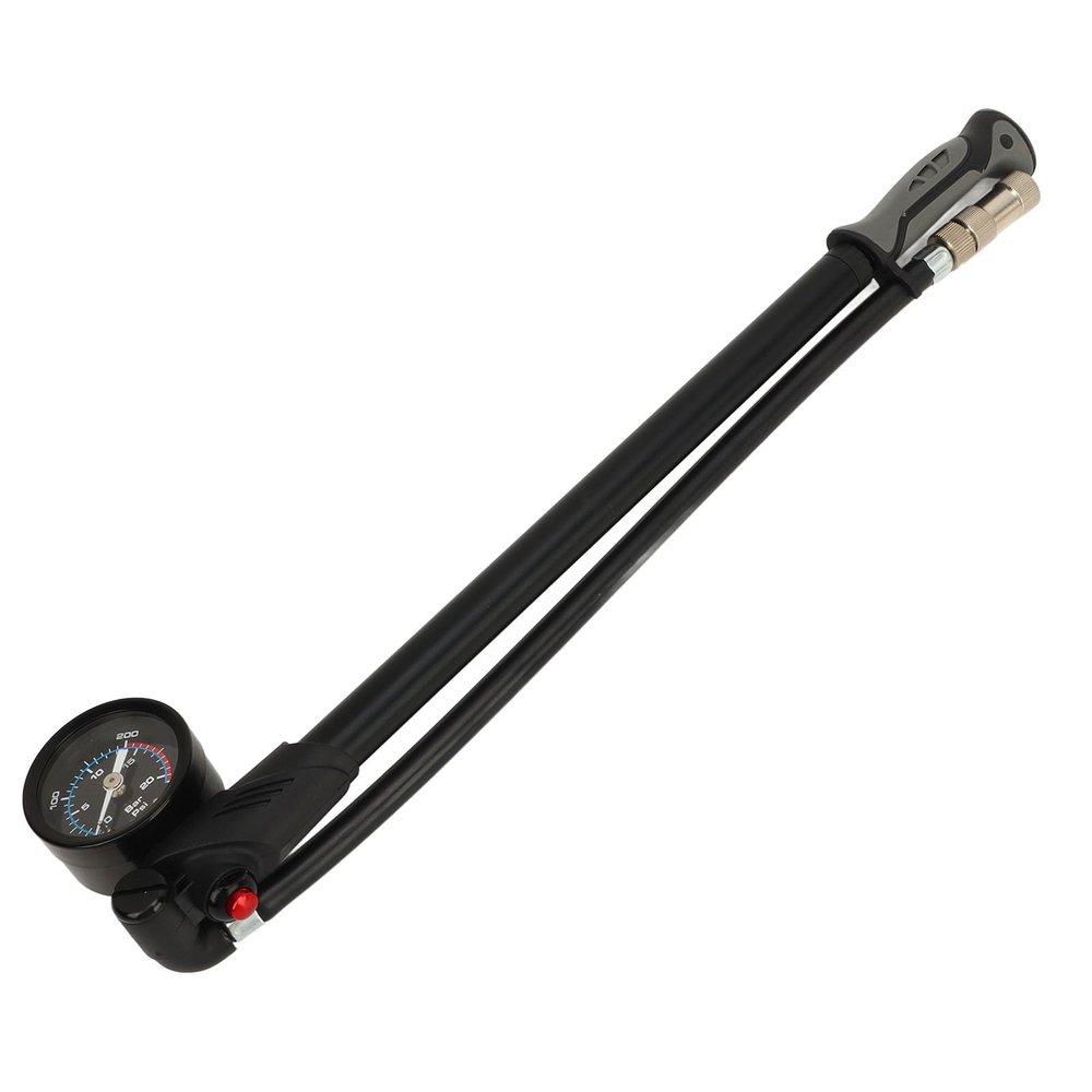 Bikes Pump with Gauge, High Pressure Aluminum Alloy Portable 300 PSI Pump for Road & Mountain Bikes