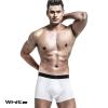 Feelonger Men's Trunks redundant Prepuce Physical Therapy Front Open Breathable Bulge Boxer Briefs Separated Pouch underwear (US, Alpha, X-Large, Regular, Regular, Gentlman White) view 2