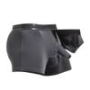 Feelonger Men's Trunks redundant Prepuce Physical Therapy Front Open Breathable Bulge Boxer Briefs Separated Pouch underwear (US, Alpha, X-Large, Regular, Regular, Gentlman Grey) view 1