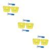 BESPORTBLE 3pairs Figure Skating Toe Stops Roller Skate Toe Pads Hard Ice Skates Guards Replaceable Plugs Portable Brakes Non-Slip Easy to Install Quiet Braking Performance