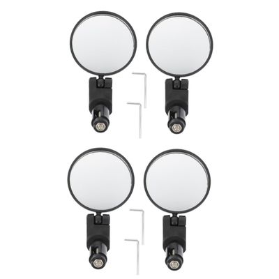 BESPORTBLE 2sets Cycling Rearview Mirrors for Bike Handlebar Rotating for Mountain Road and City Bikes