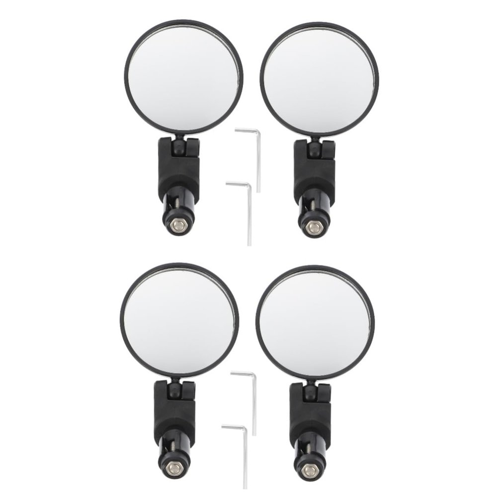 BESPORTBLE 2sets Cycling Rearview Mirrors for Bike Handlebar Rotating for Mountain Road and City Bikes